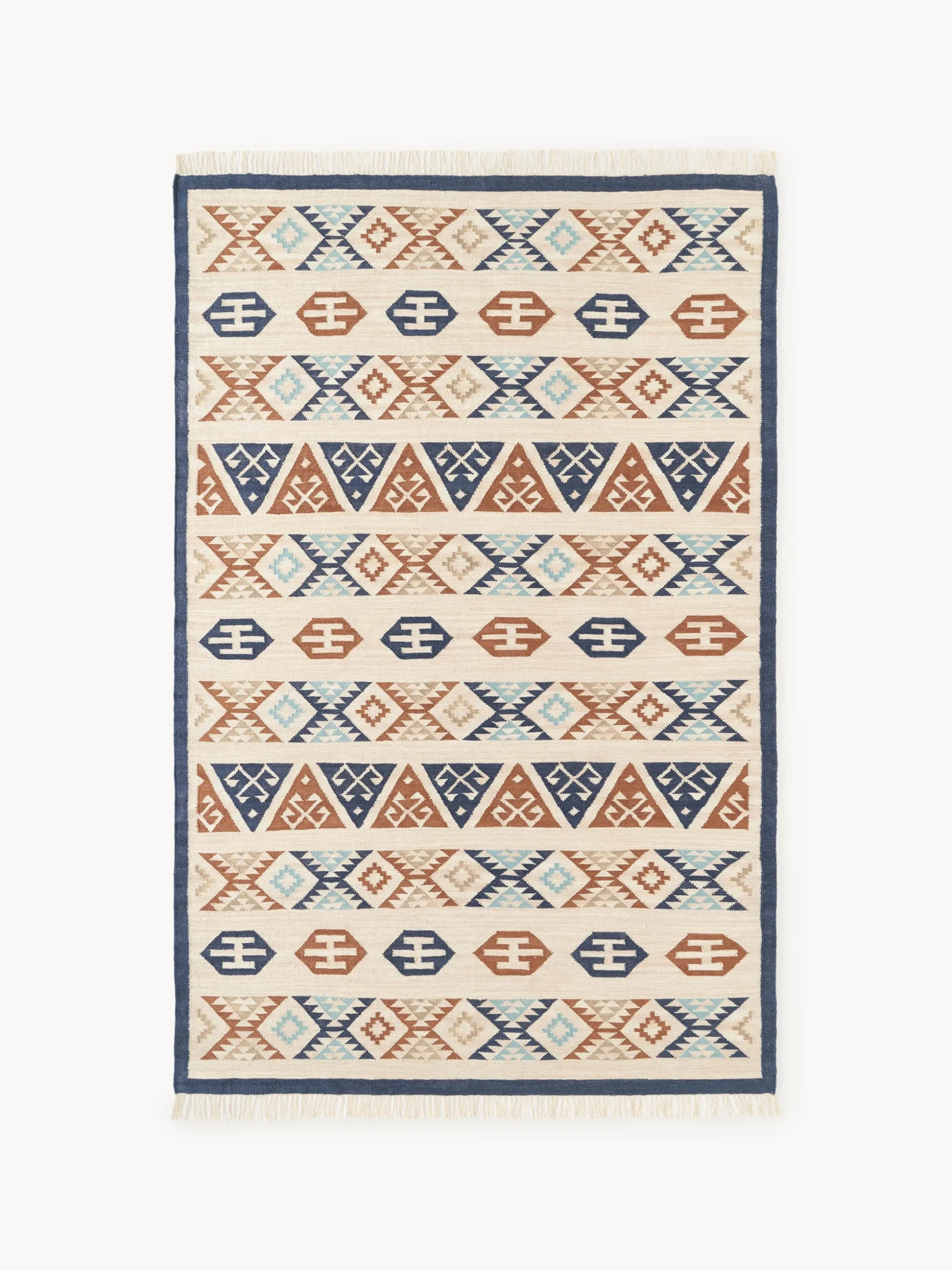 Tappeto kilim in lana tessuto a mano Anisa