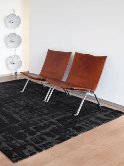 Tappeto lavabile da interno-esterno con effetto alto-basso Baobab