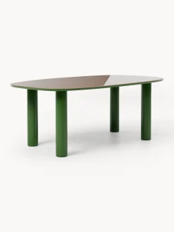 Tavolino con piano in vetro Beni, 200 x 110 cm