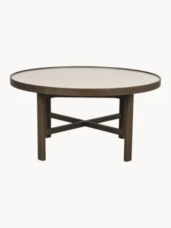 Tavolino da caffè rotondo in legno di quercia Marsden, Ø 90 cm