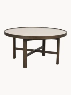 Tavolino da caffè rotondo in legno di quercia Marsden, Ø 90 cm