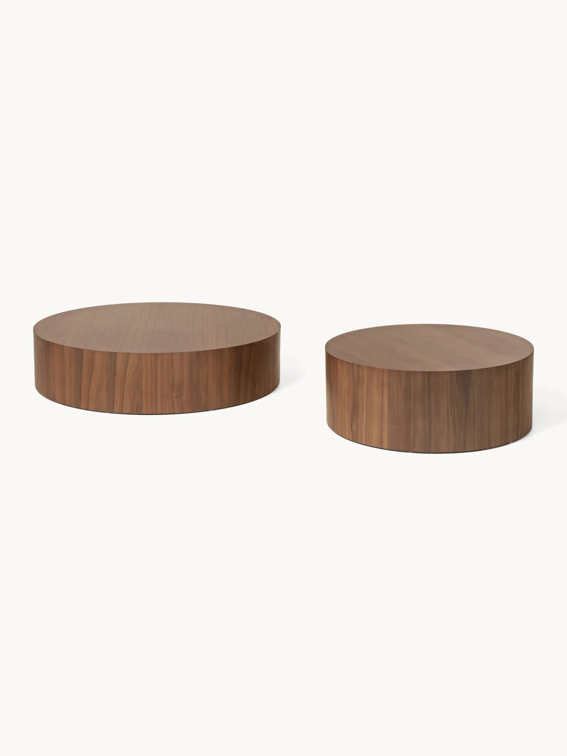 Tavolino da caffè rotondo in legno XL Dan