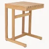Tavolino da giardino in legno di teak Cero, alt. 55 cm