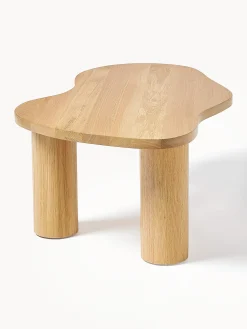 Tavolino da salotto in legno di quercia dalla forma organica Didi