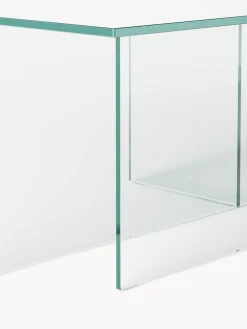 Tavolino da salotto in vetro Anouk, larg. 102 cm