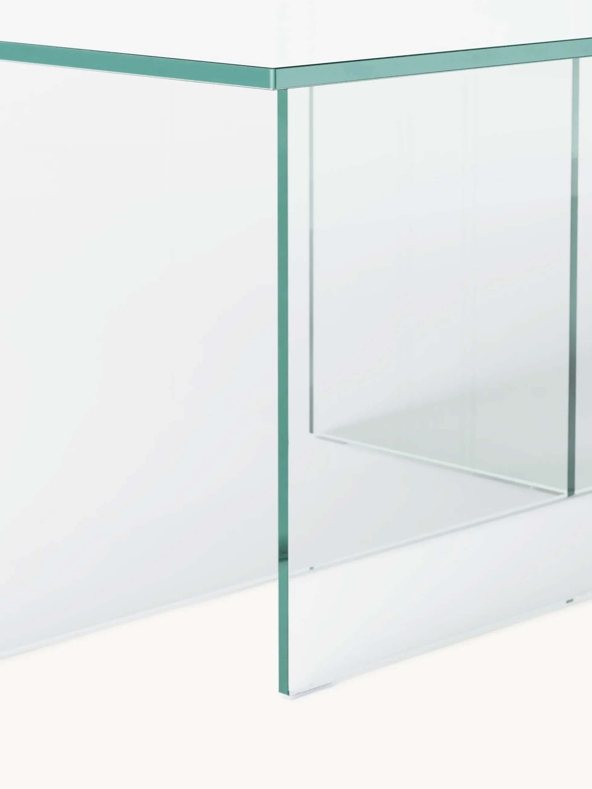 Tavolino da salotto in vetro Anouk, larg. 102 cm