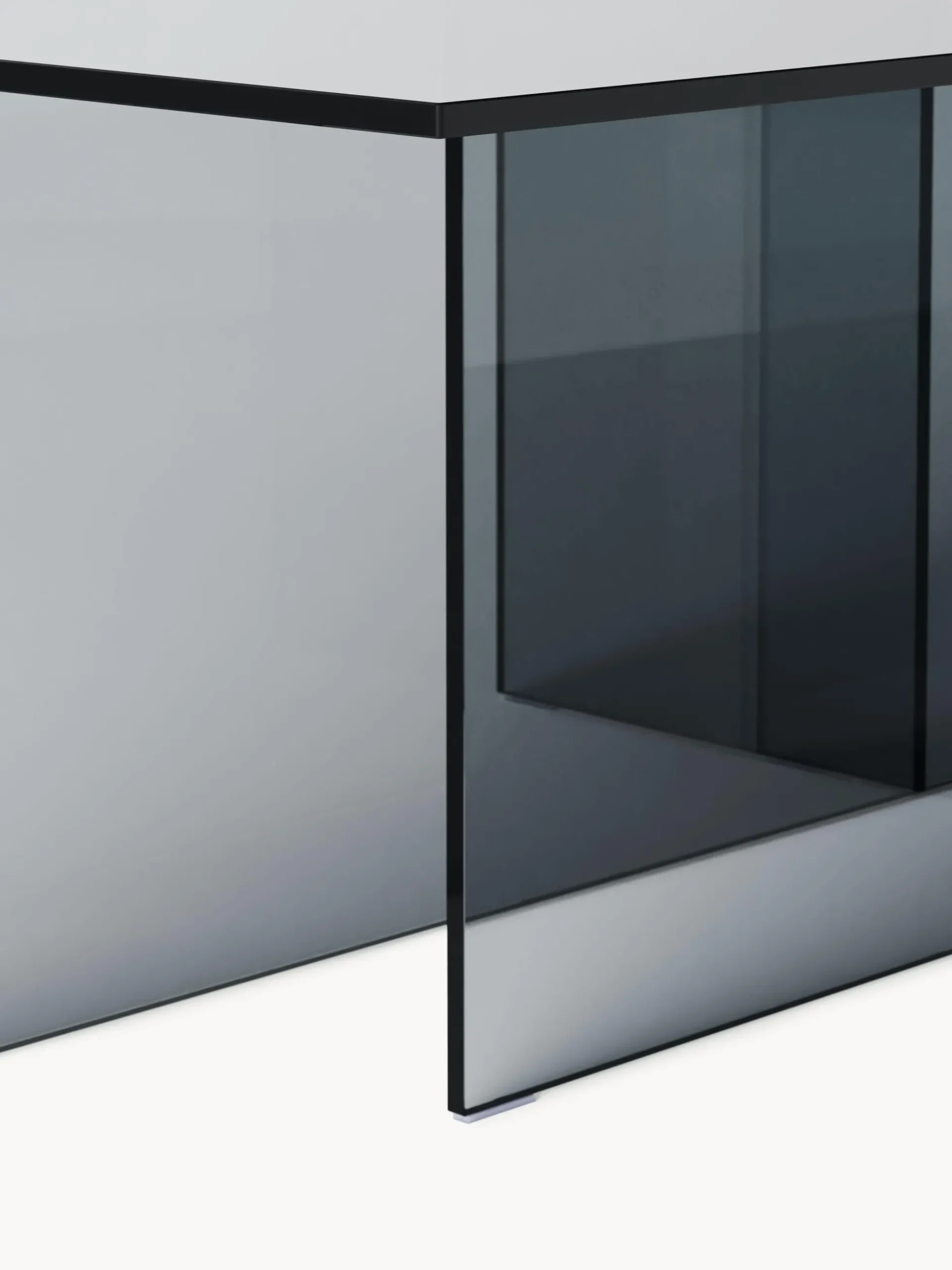 Tavolino da salotto in vetro Anouk, larg. 102 cm