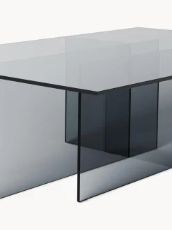 Tavolino da salotto in vetro Anouk, larg. 102 cm