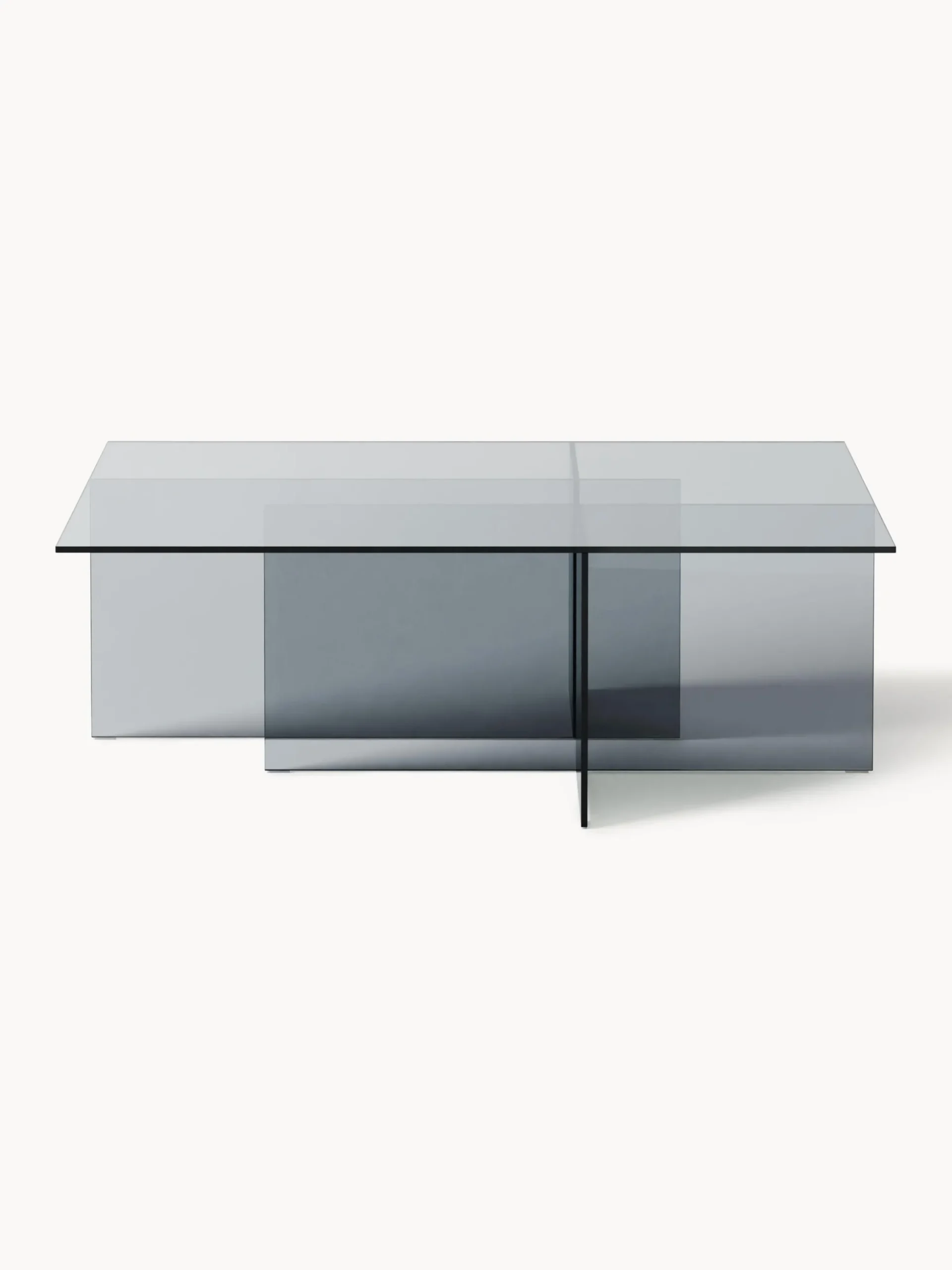 Tavolino da salotto in vetro Anouk, larg. 102 cm