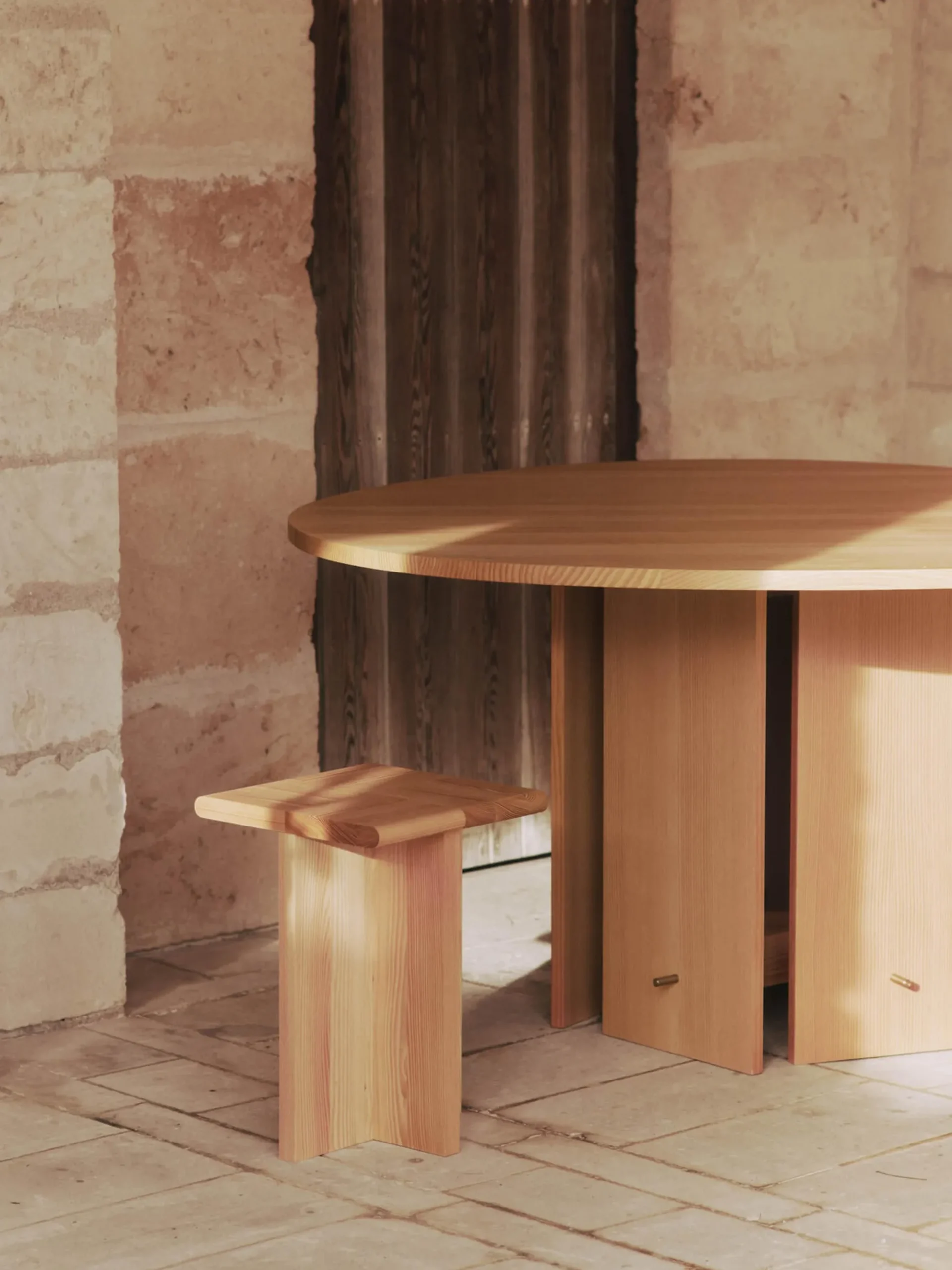 Tavolino in legno di abete Sala