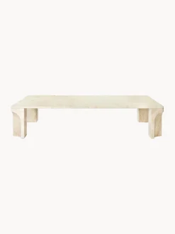 Tavolino in travertino Doric larg. 140 cm