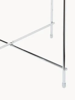 Tavolino pieghevole con piano in vetro Cupid