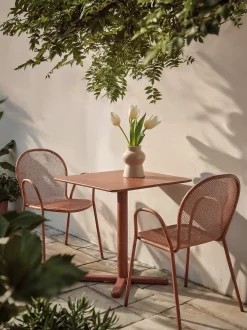 Tavolino pieghevole da giardino Darwin, 70 x 70 cm