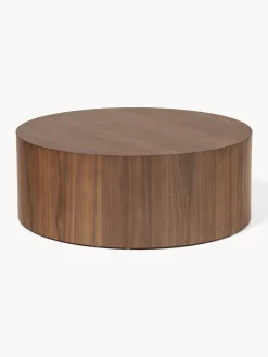 Tavolino rotondo da salotto in legno Dan