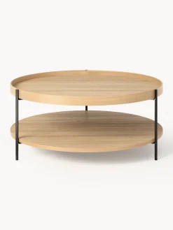 Tavolino rotondo da salotto in legno Renee