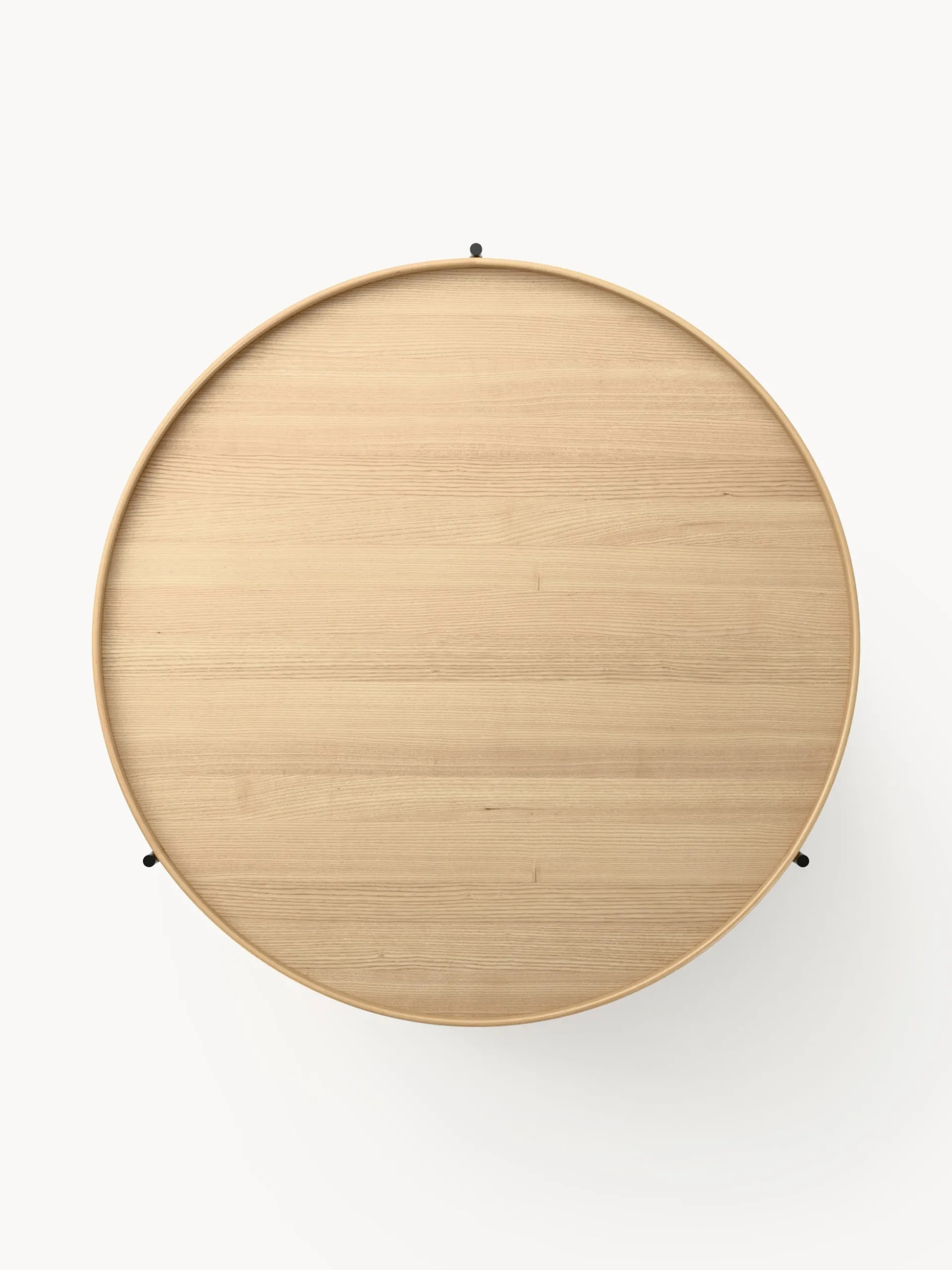Tavolino rotondo da salotto in legno Renee