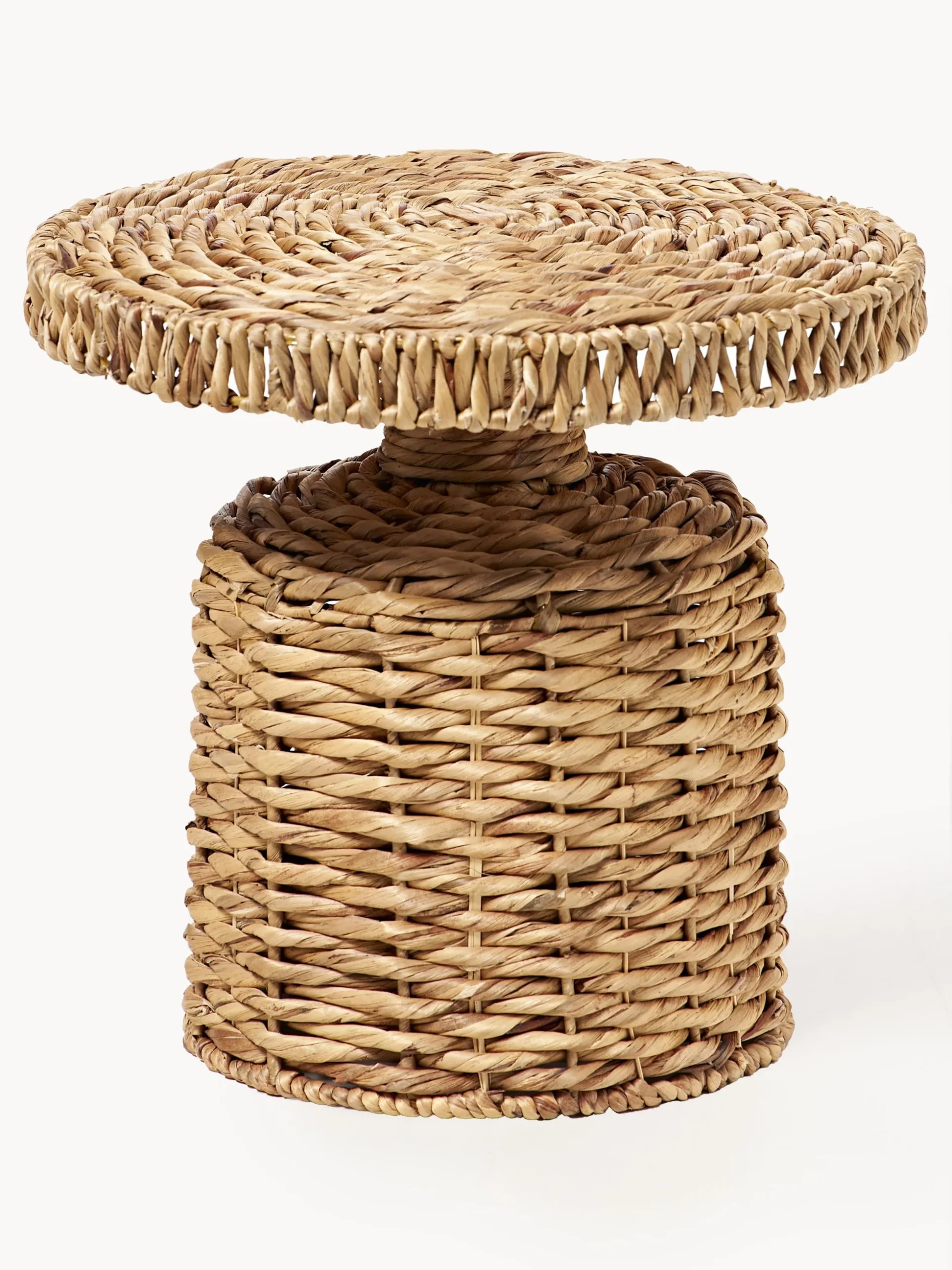 Tavolino rotondo in rattan Camo