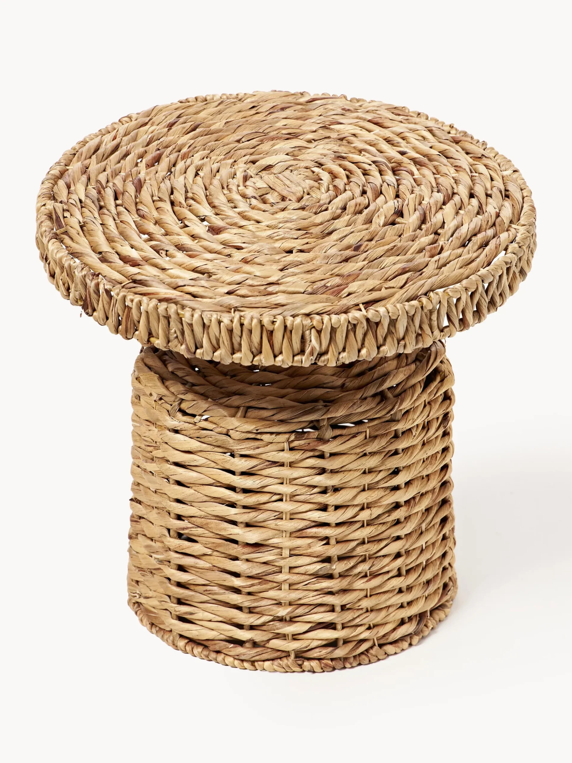 Tavolino rotondo in rattan Camo