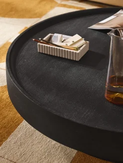 Tavolino rotondo XL in legno di mango Benno