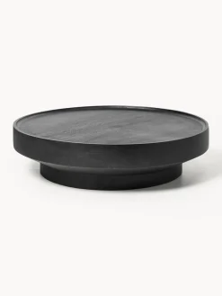 Tavolino rotondo XL in legno di mango Benno