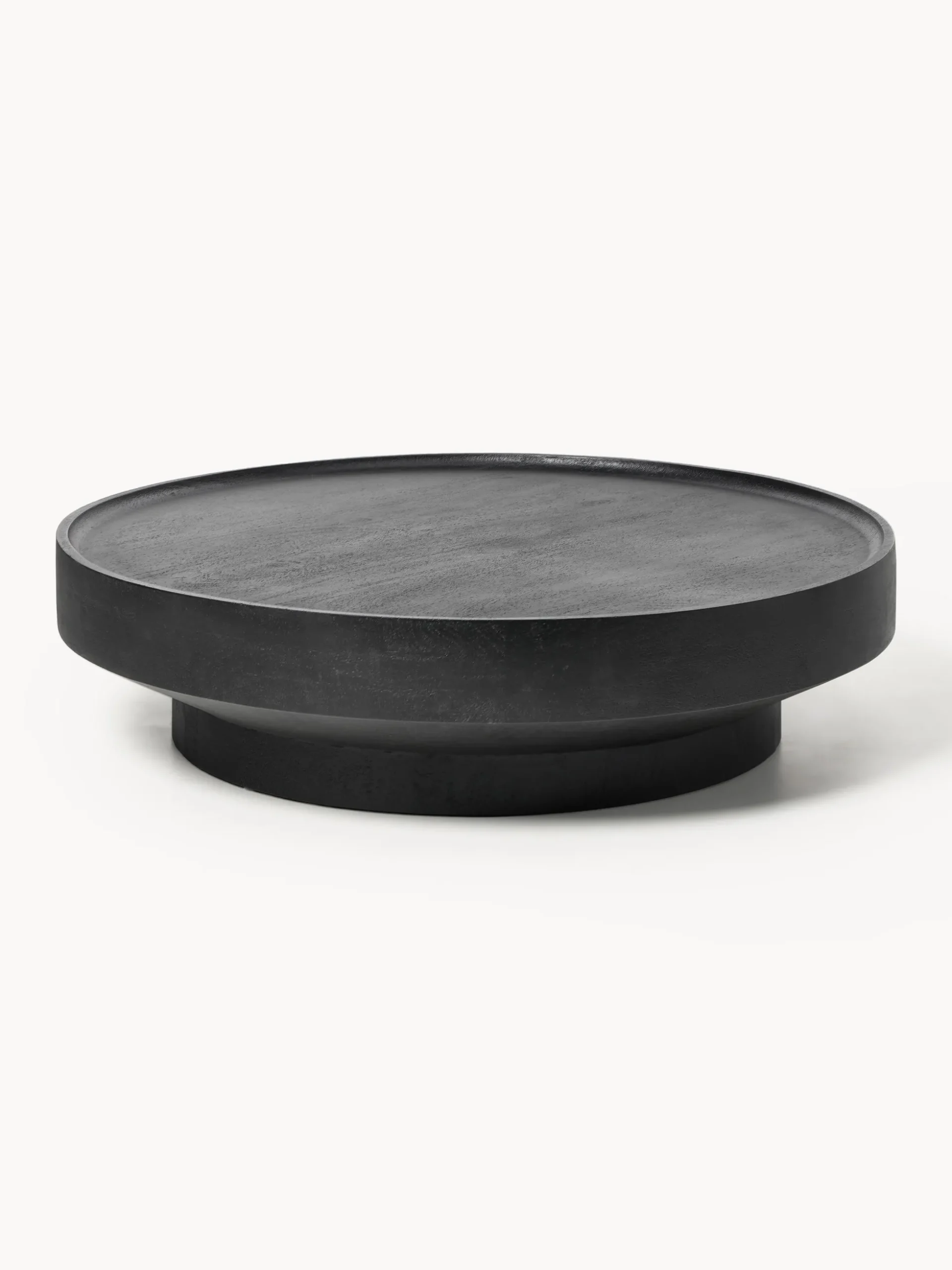 Tavolino rotondo XL in legno di mango Benno
