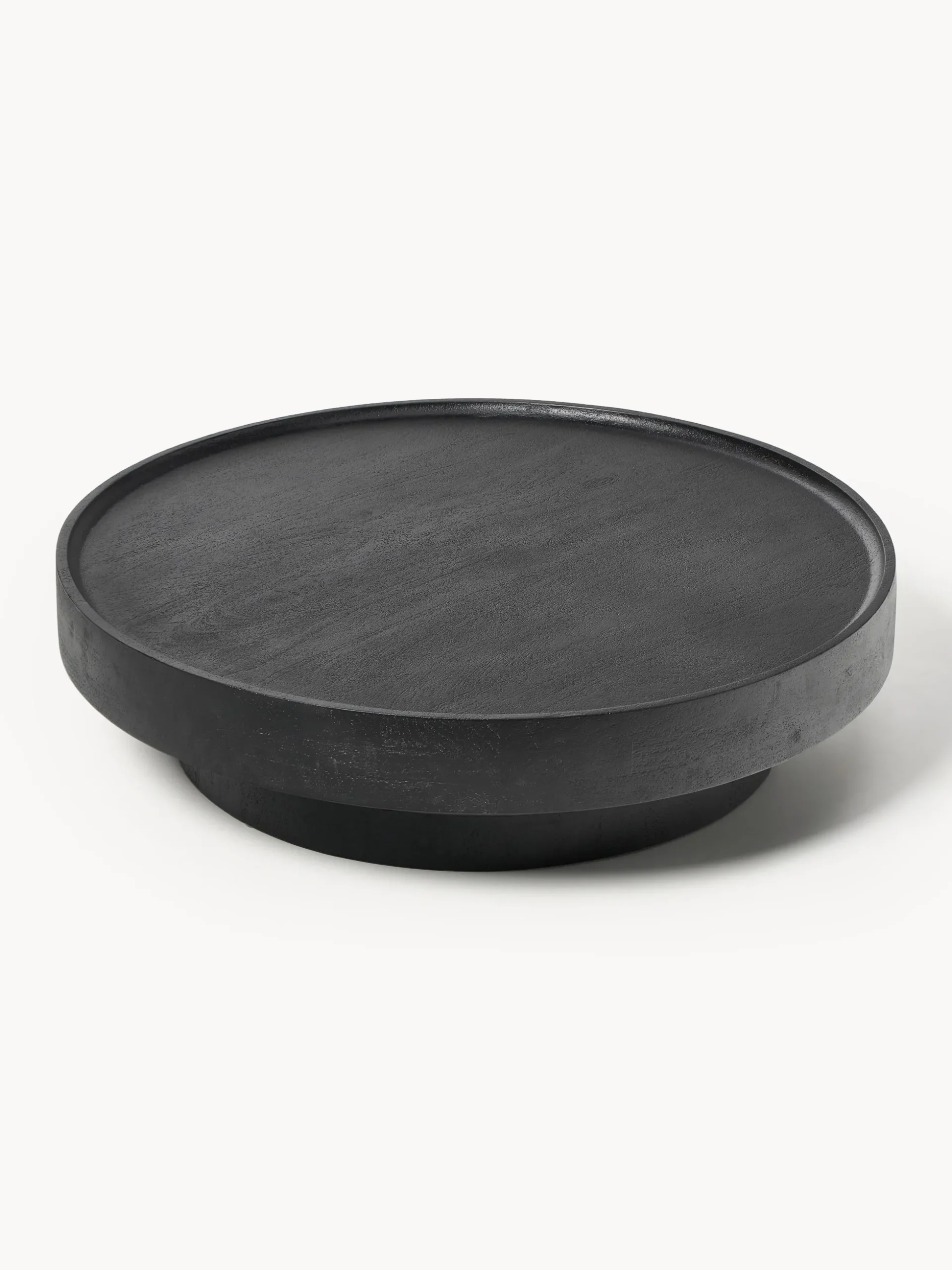 Tavolino rotondo XL in legno di mango Benno