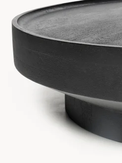Tavolino rotondo XL in legno di mango Benno