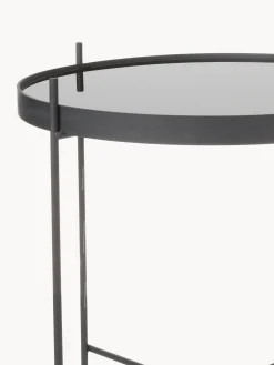 Tavolino con piano in vetro Cupid