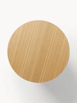 Tavolino contenitore rotondo in legno Nele