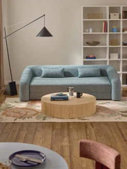 Tavolino da caffè rotondo in legno XL Dan