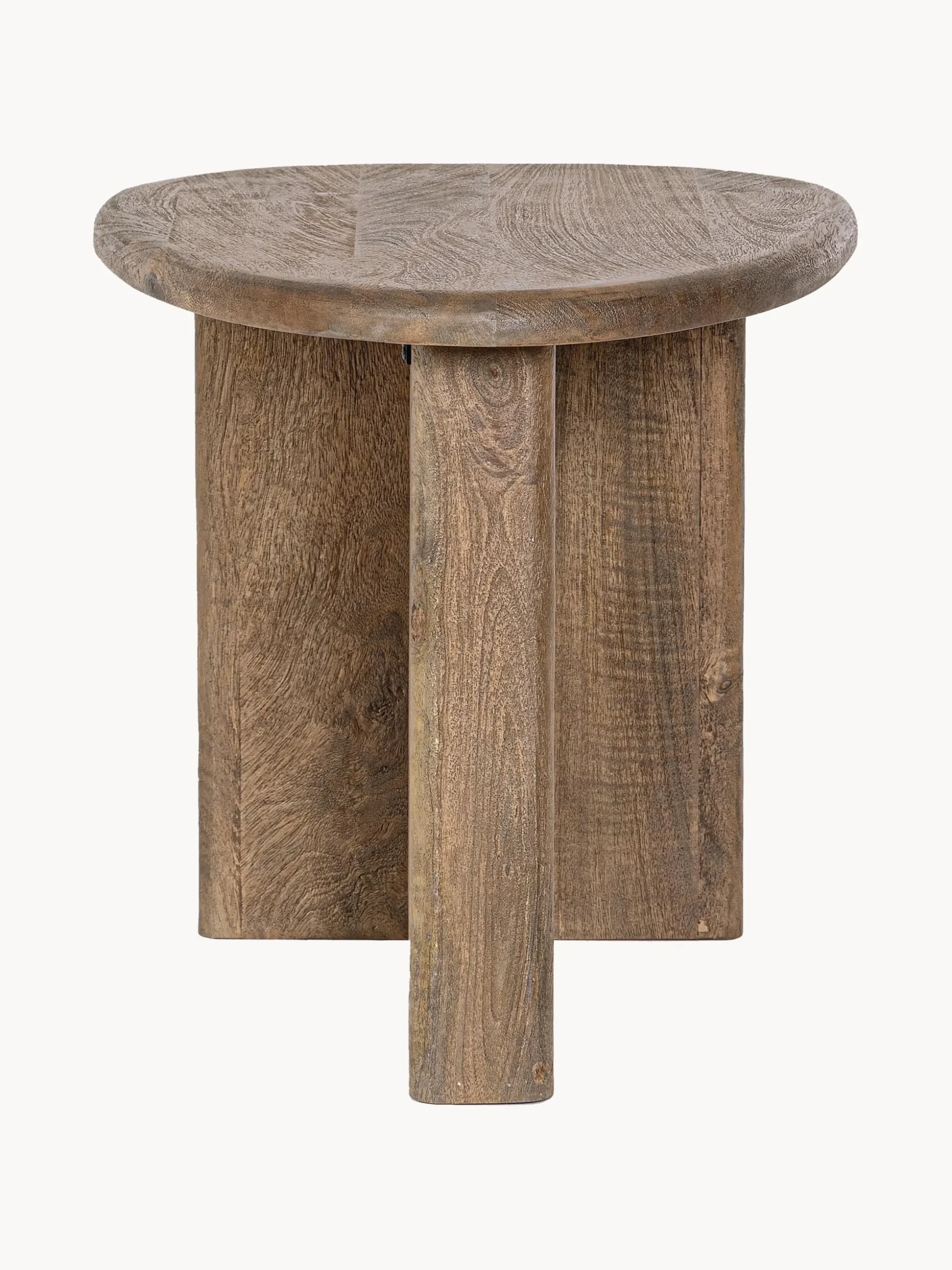 Tavolino da salotto ovale in legno di mango Zacatecas