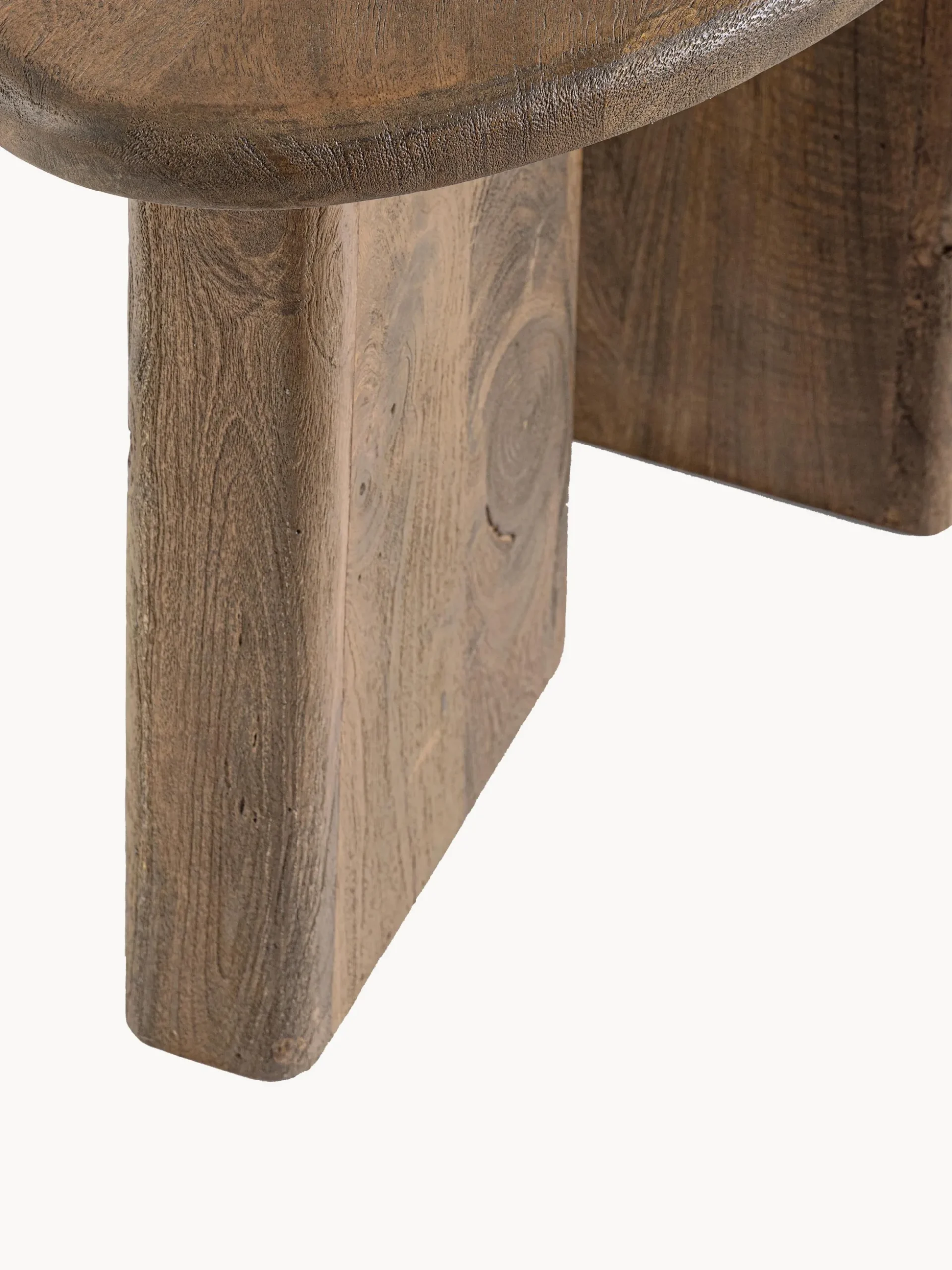 Tavolino da salotto ovale in legno di mango Zacatecas