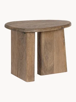 Tavolino da salotto ovale in legno di mango Zacatecas