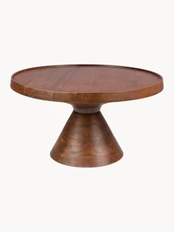 Tavolino da salotto rotondo in legno di acacia Floss