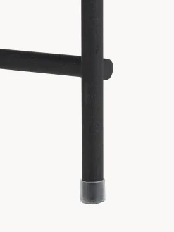 Tavolino rotondo da salotto con piano in vetro asportabile Cupid