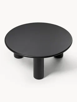Tavolino rotondo da salotto in legno di quercia Didi