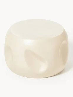 Tavolino rotondo in ceramica fatto a mano Currents