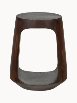 Tavolino rotondo in legno di mango Bayo