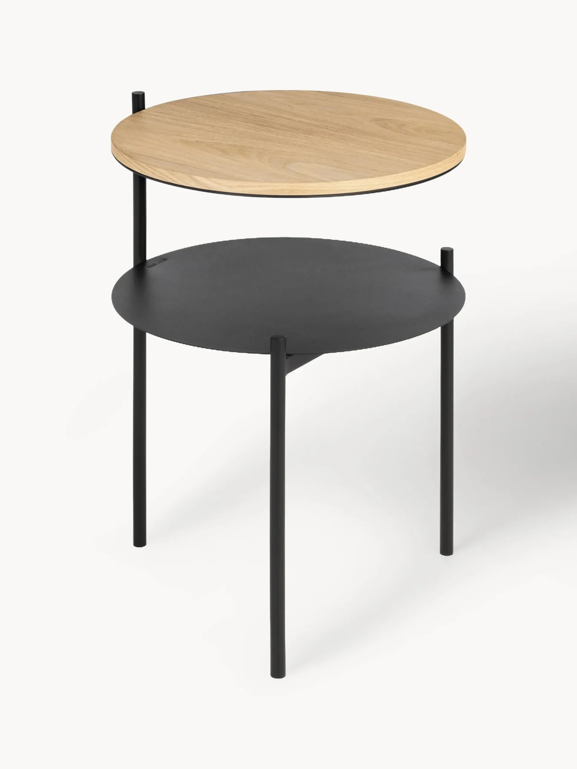 Tavolino rotondo in legno Tu