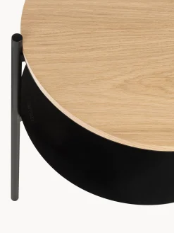 Tavolino rotondo in legno Tu