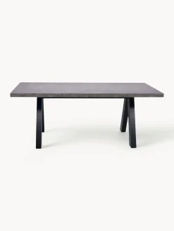 Tavolo allungabile effetto cemento Apex, 200-250 x 100 cm