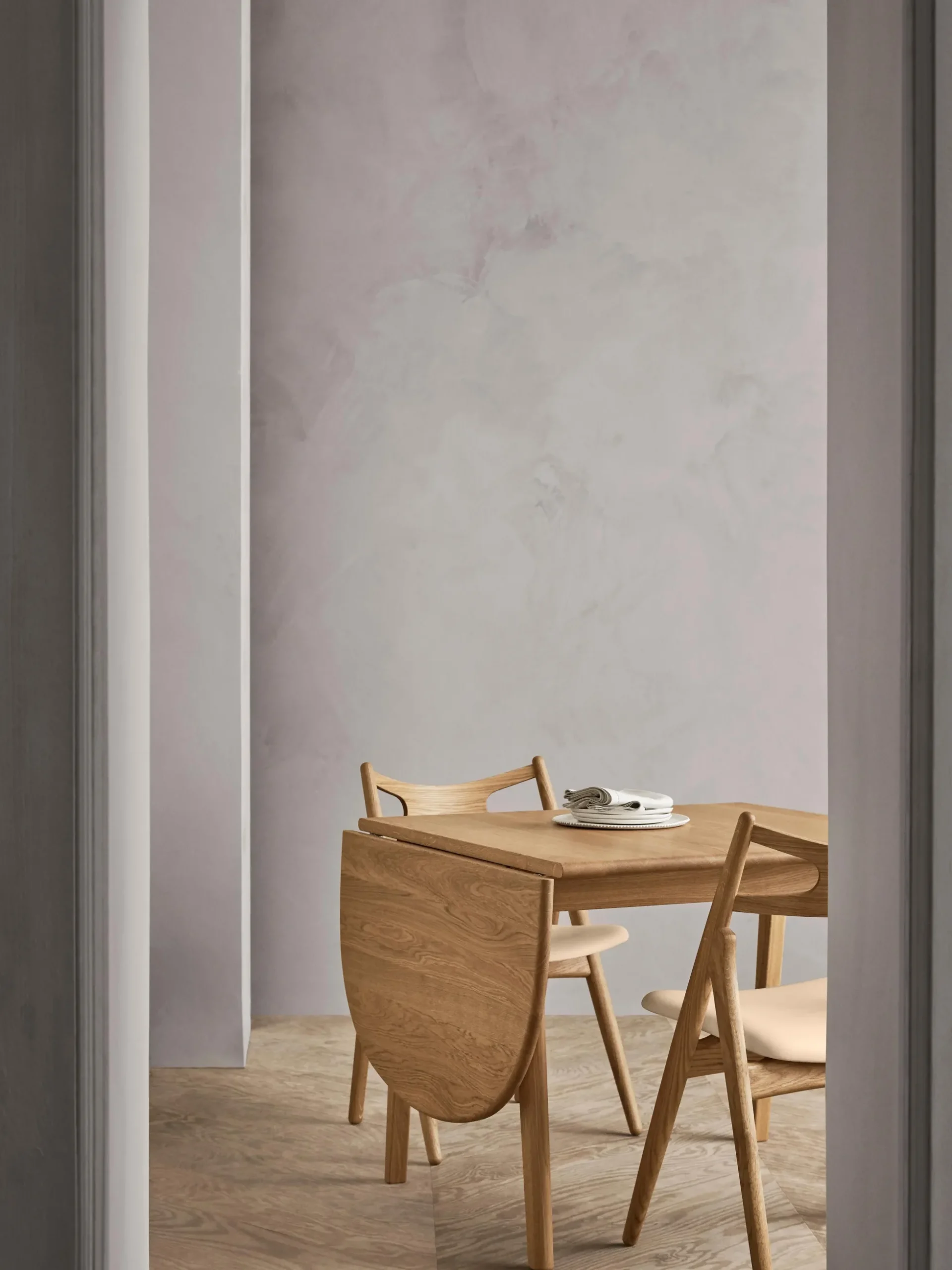 Tavolo allungabile in legno di quercia CH002, 90 - 188 x 90 cm