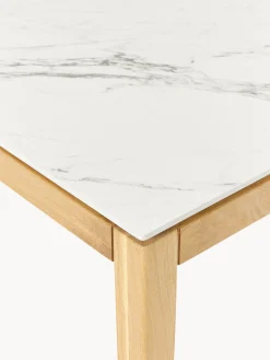 Tavolo con piano effetto marmo Jackson, varie misure