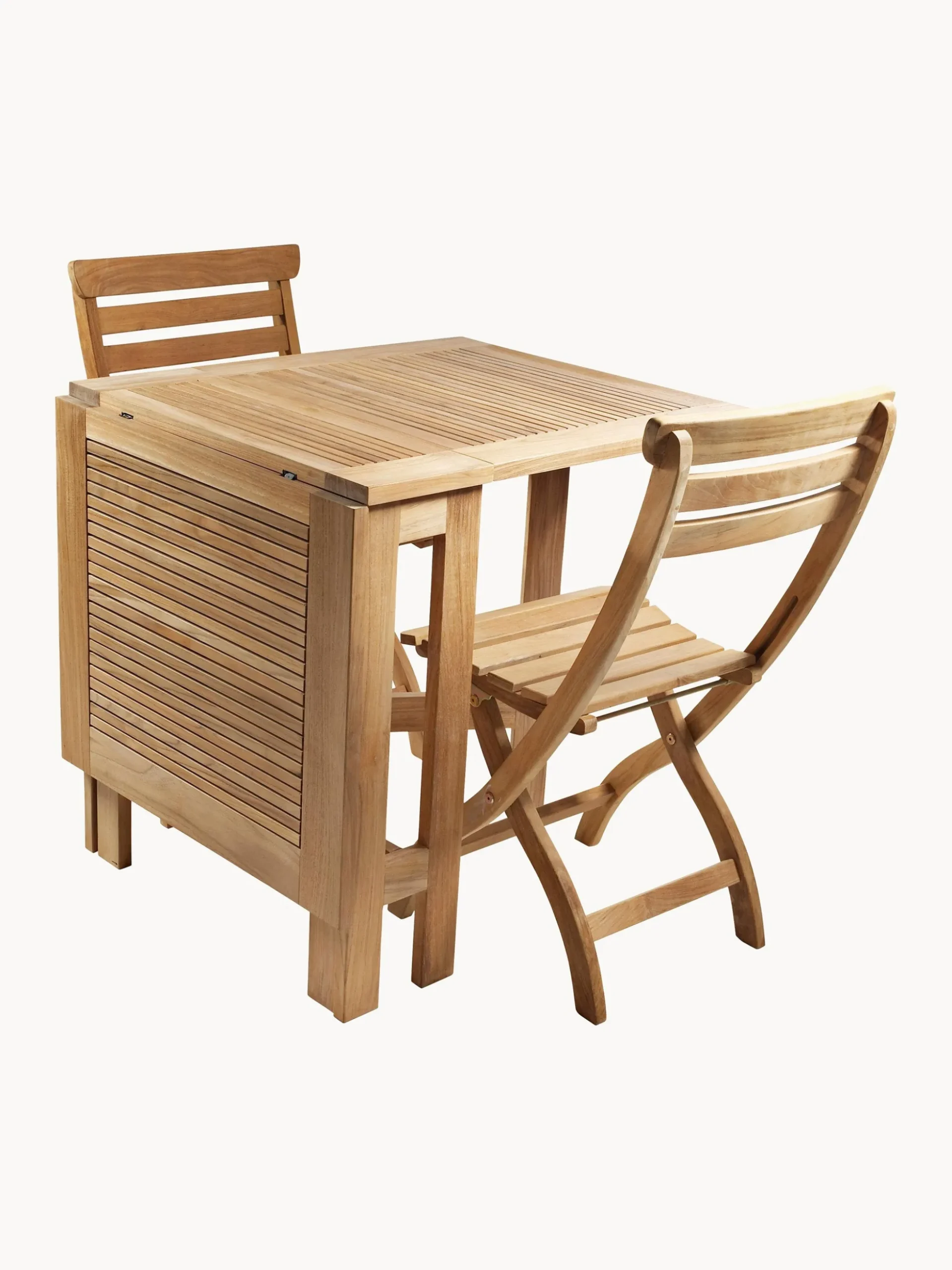 Tavolo da giardino allungabile in legno di teak Butterfly