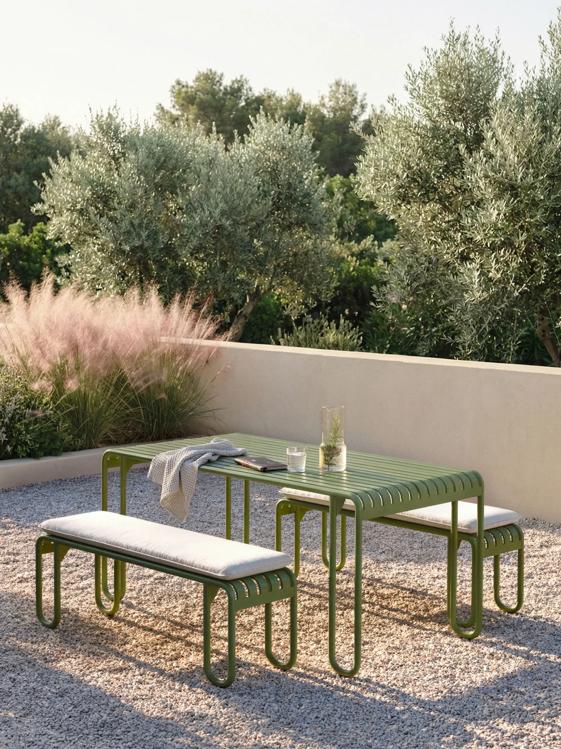Tavolo da giardino Caio, 180 x 90 cm