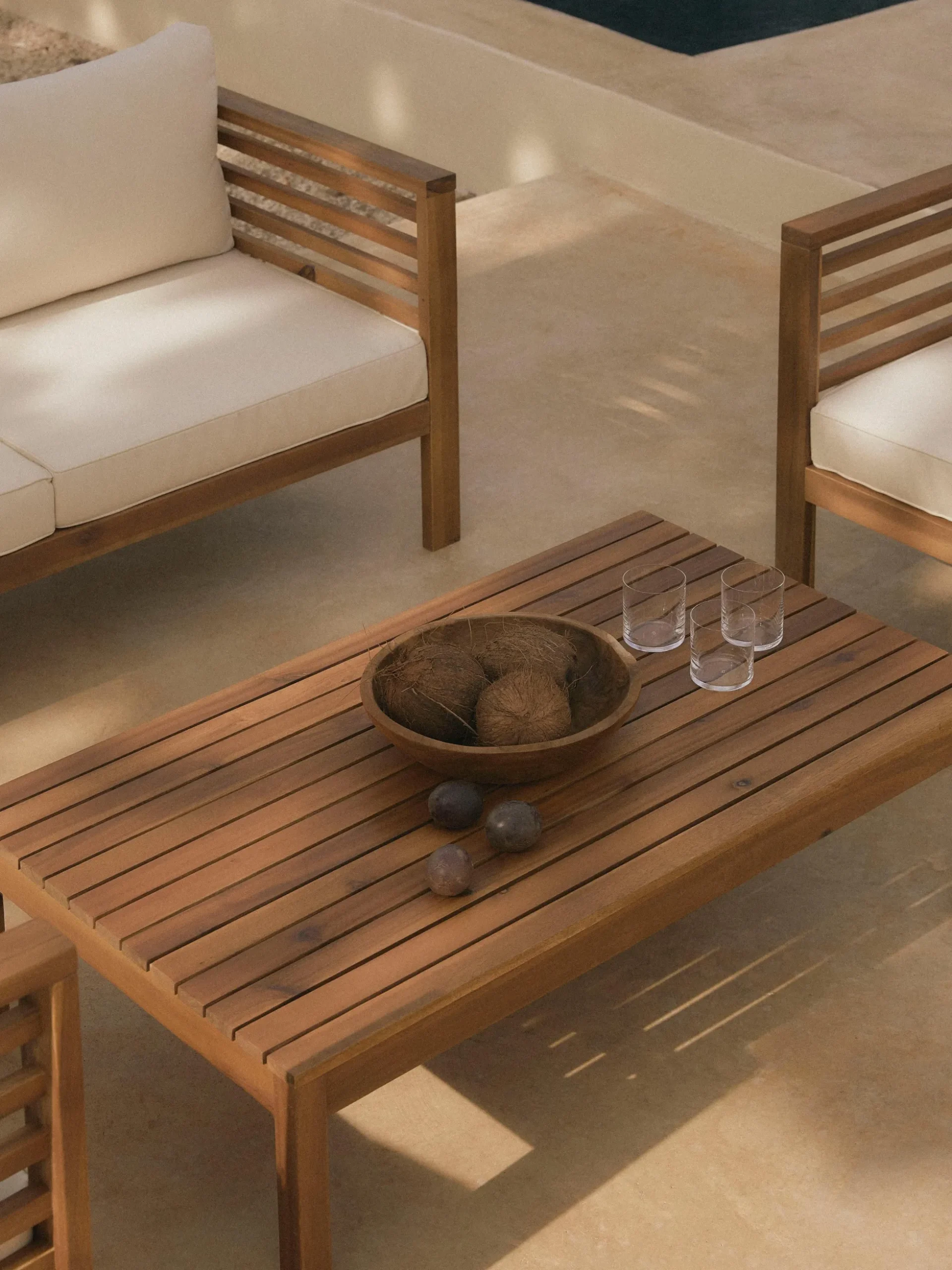 Tavolo da giardino in legno di acacia Bo, 100 x 60 cm
