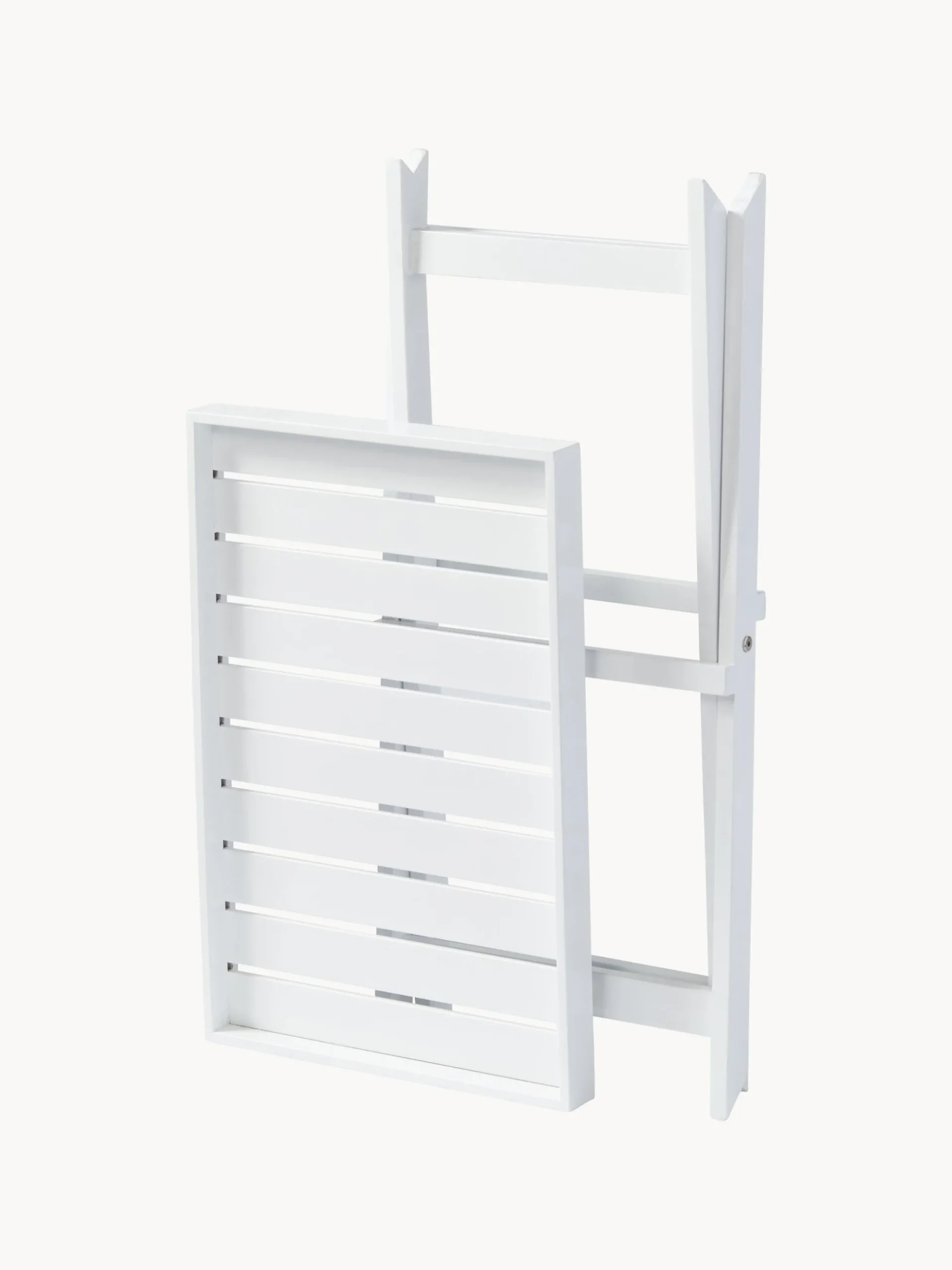 Tavolo da giardino pieghevole con vassoio rimovibile Glossy