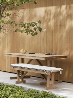 Tavolo da giardino pieghevole in legno di teak BM1771, 195 x 78 cm