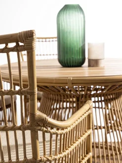 Tavolo da giardino rotondo in legno di teak Tavolo, Ø 110 cm