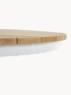 Tavolo da giardino rotondocon piano in legno di teak Hard & Ellen, varie misure